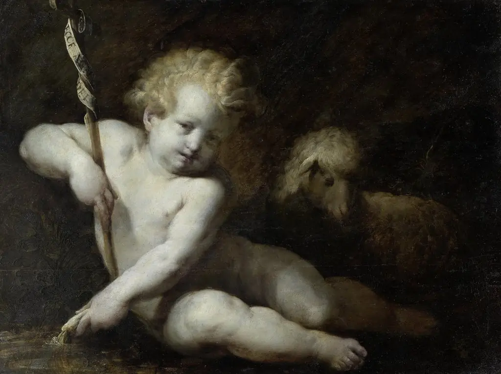 Young St. John, by Giovanni Battista Crespi, paint, 1620