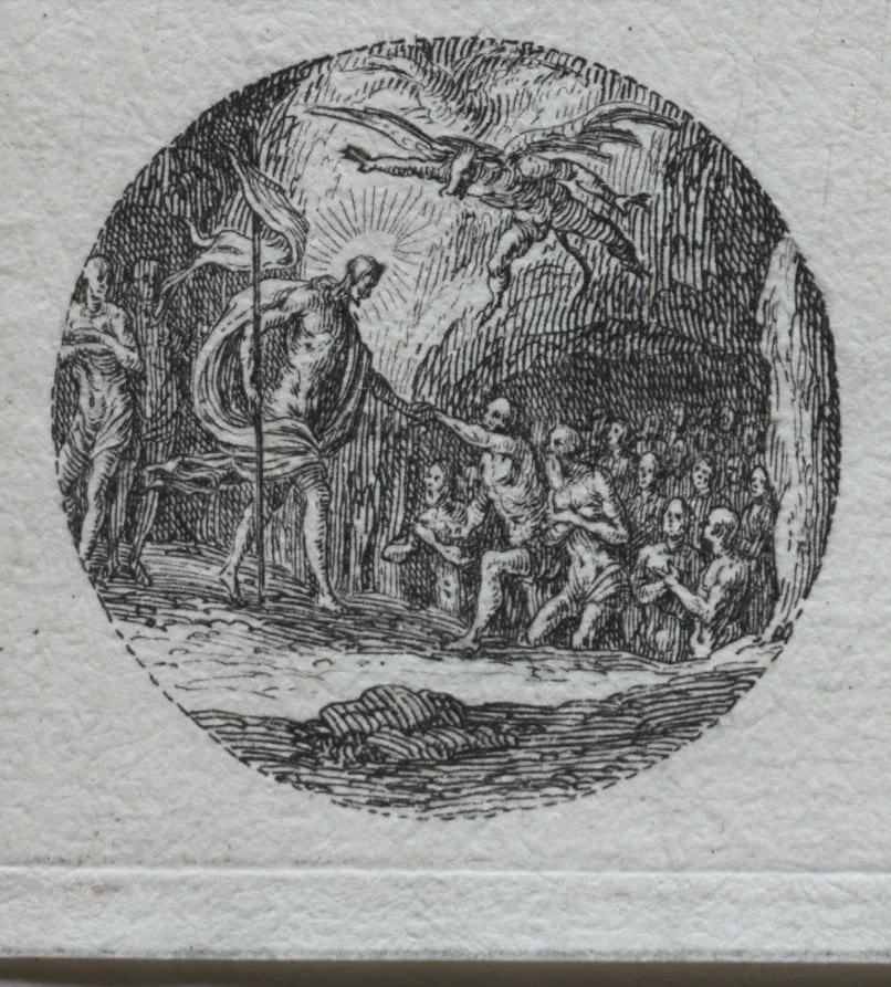The Mysteries of the Passion: The Descent into Limbo, detail