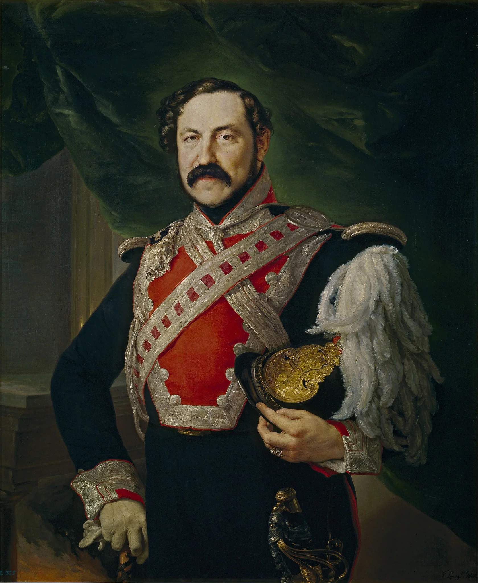 El coronel Juan de Zengotita Bengoa, detail