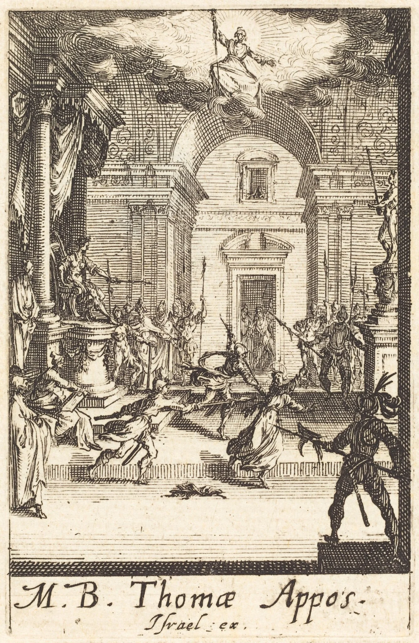 The Martyrdom of Saint Thomas, detail