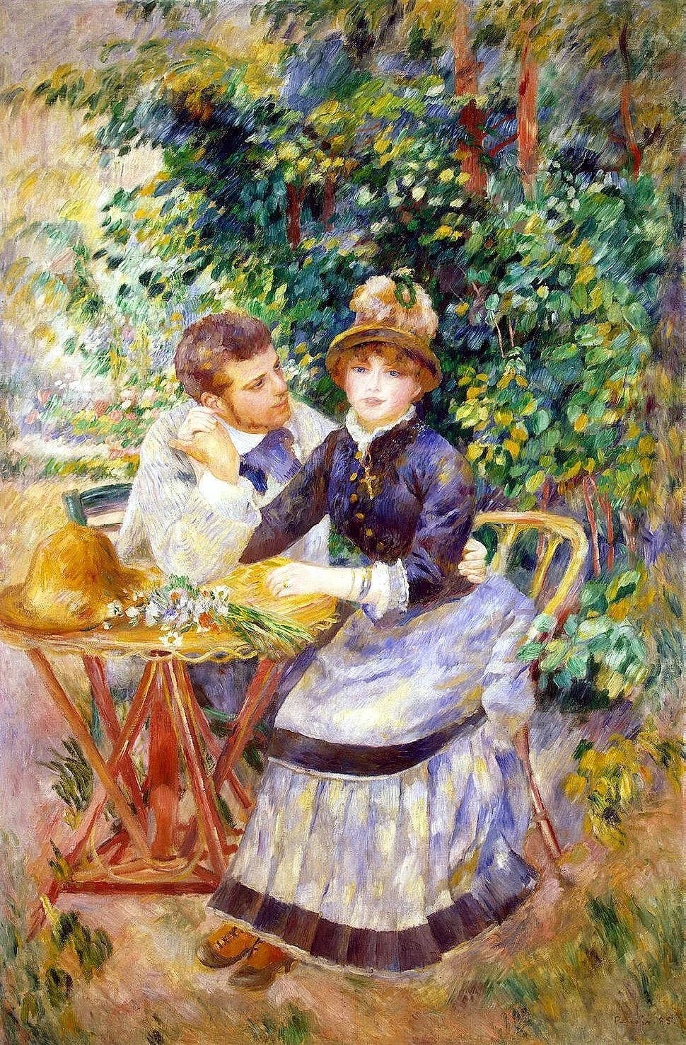 In the Garden, detail