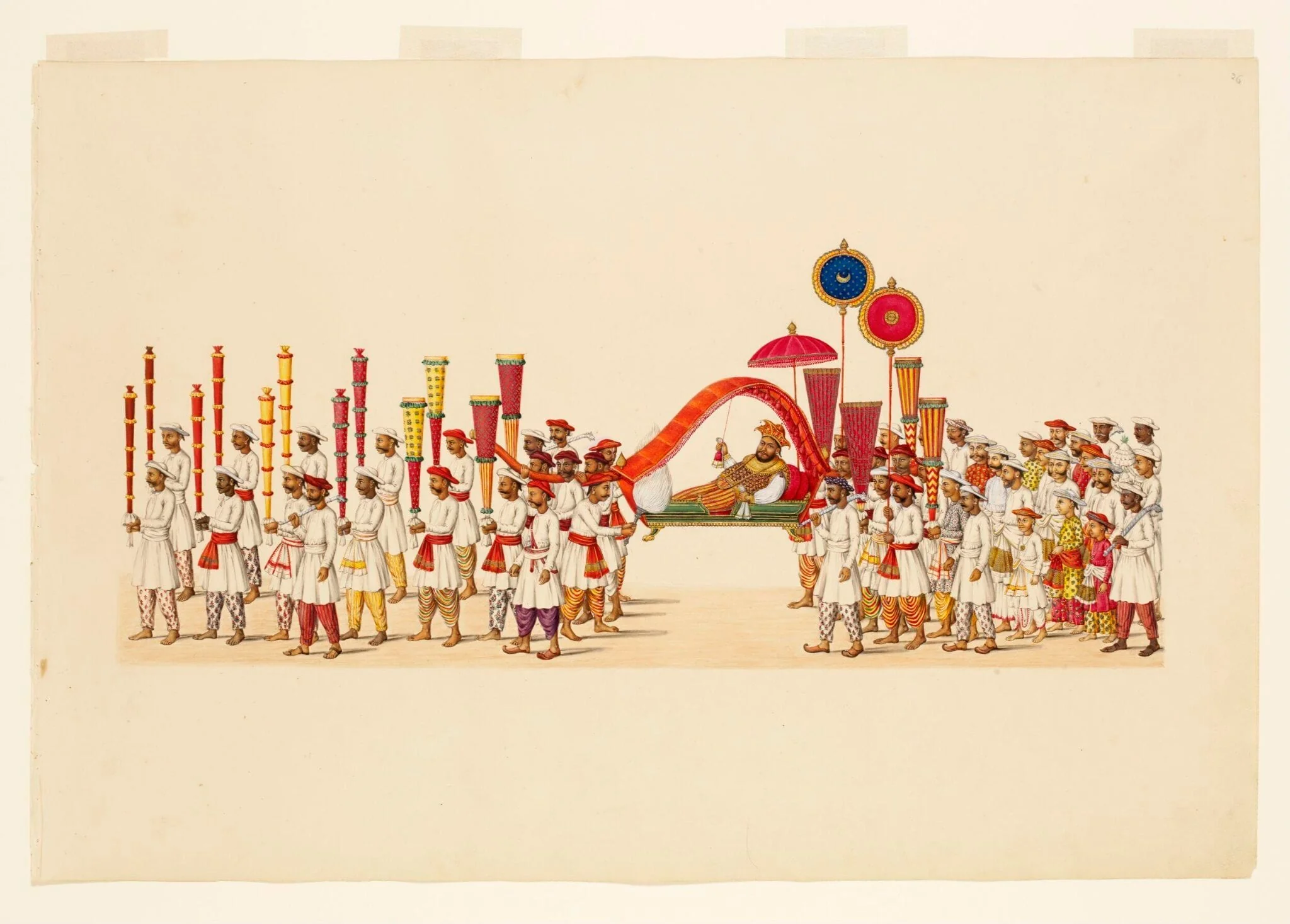 A procession, detail