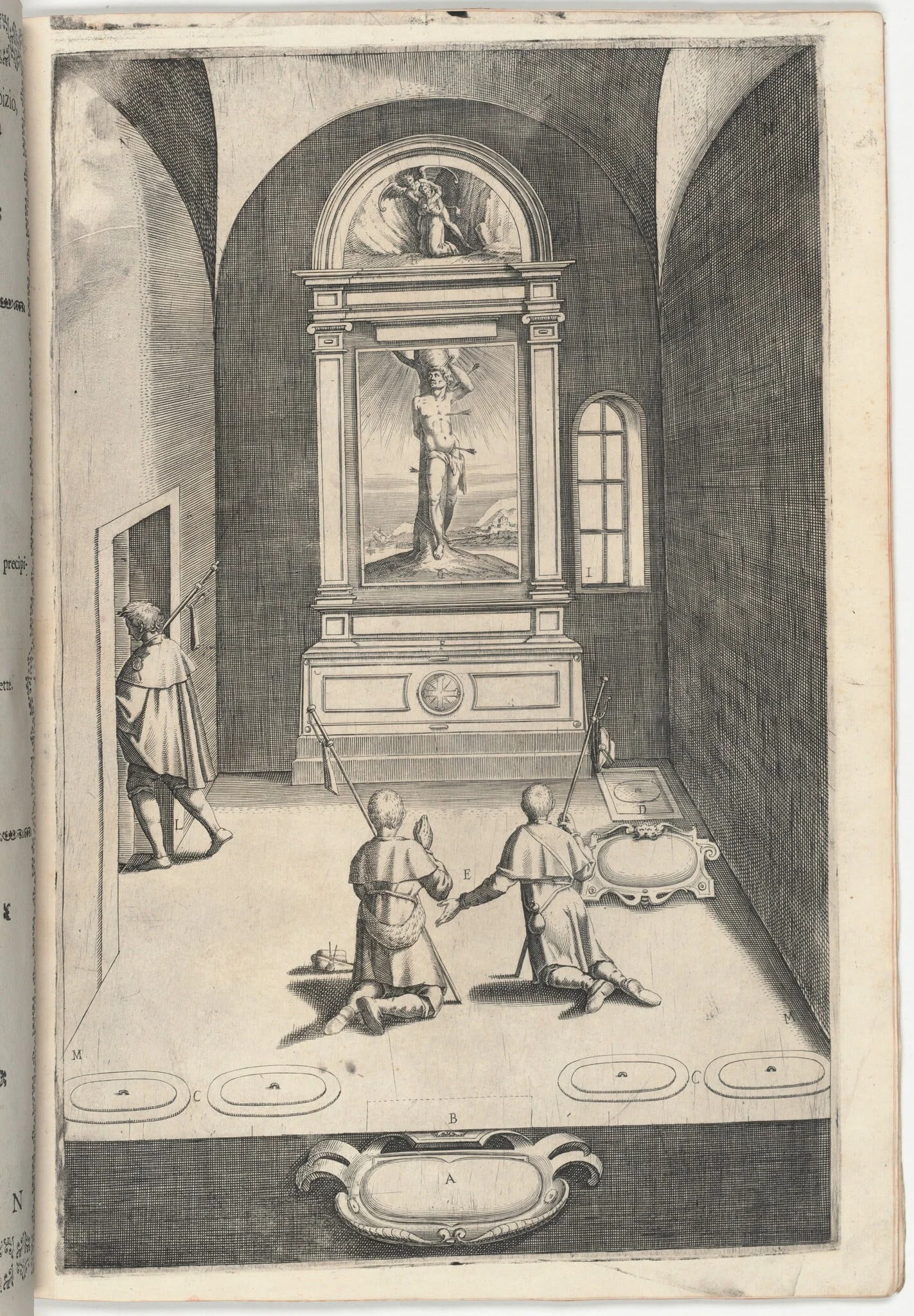 Chapel of Saint Sebastian (Cappella di San Sebastiano) [plate N], detail