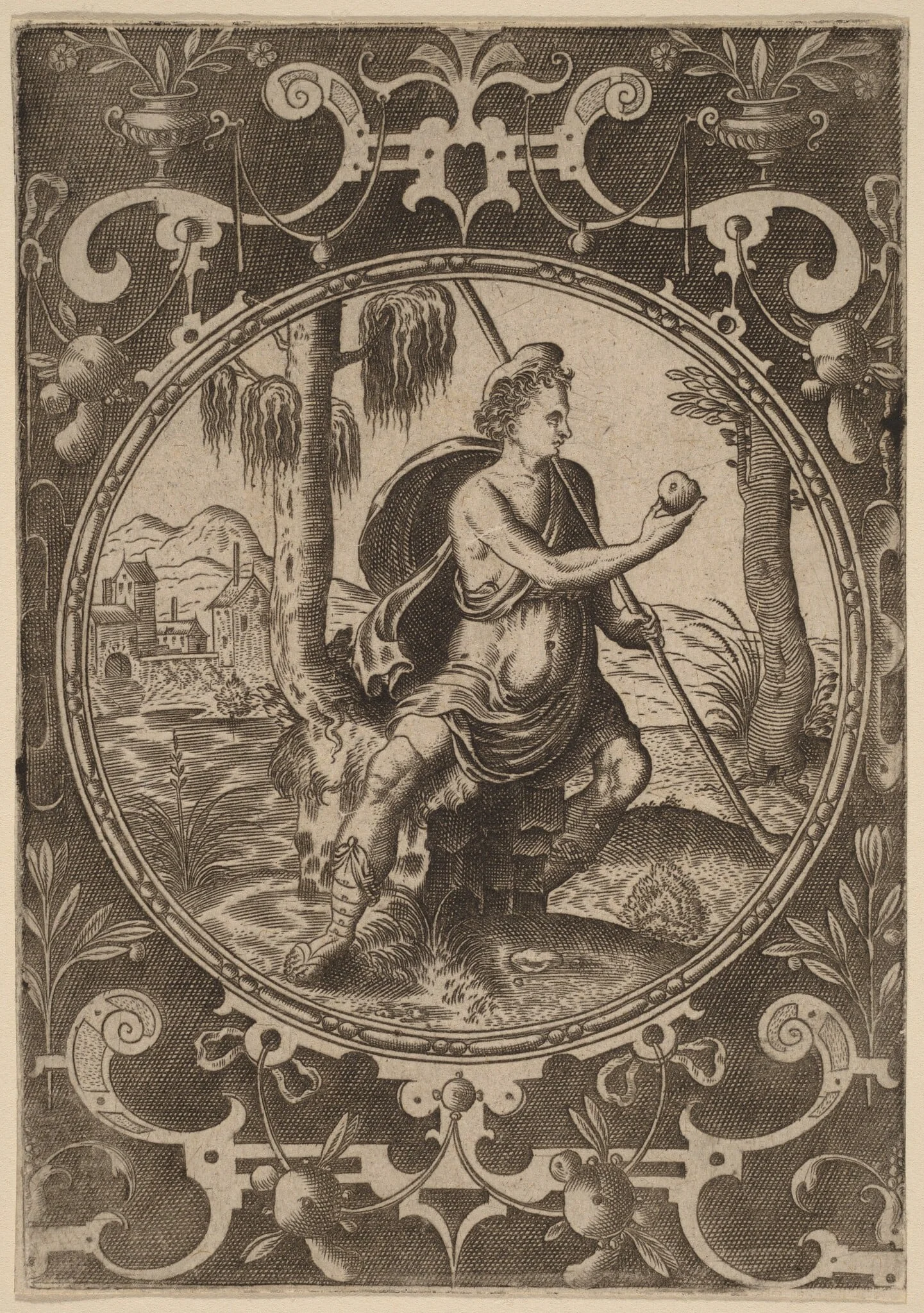 Paris with the Apple, detail