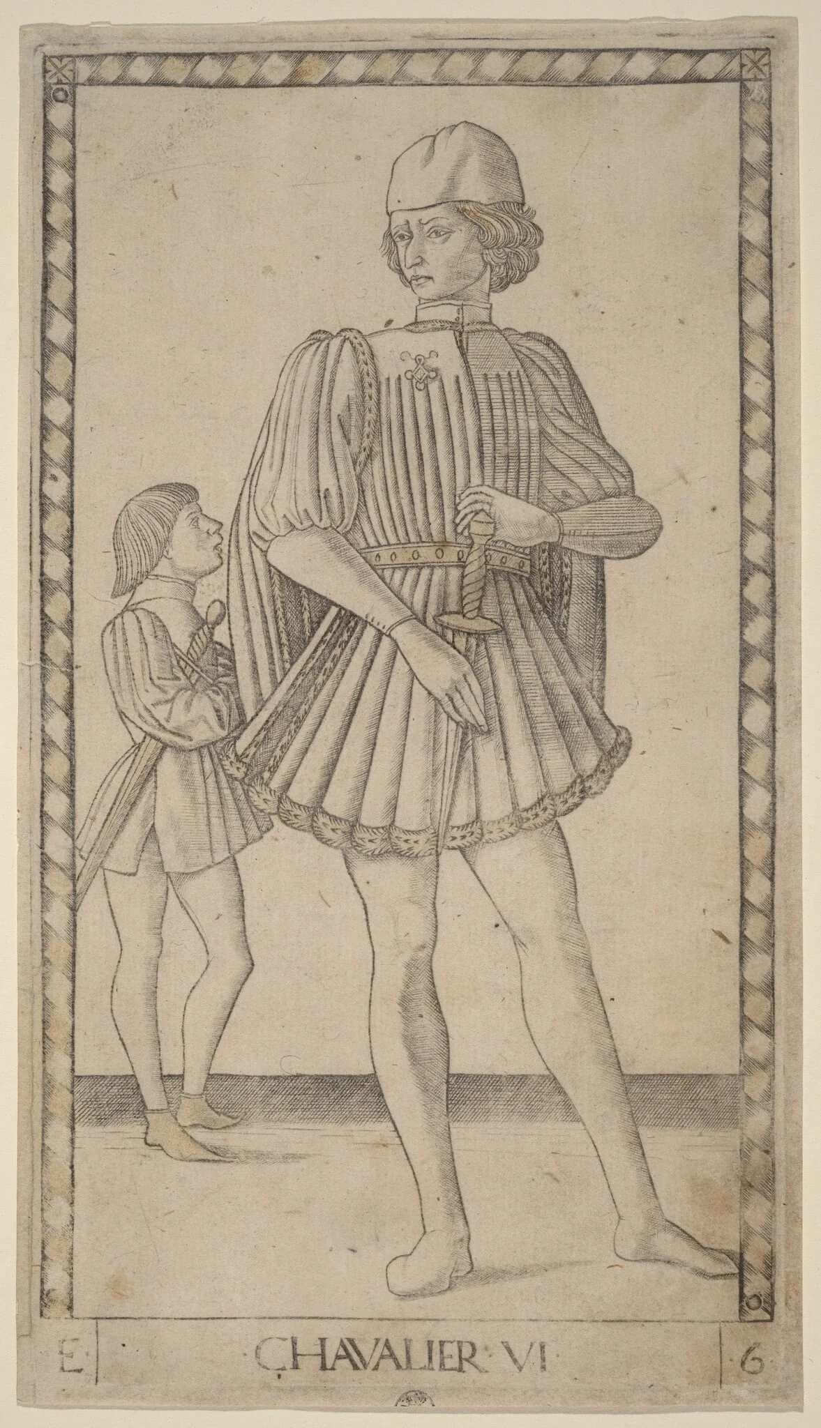 Chavalier (Knight), detail