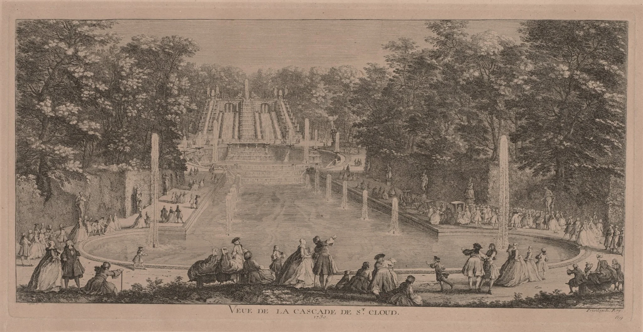 The Cascades of St. Cloud, detail