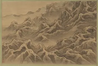 Mountains and Ravine, by Suzuki Fuyō, unspecified, 1805
