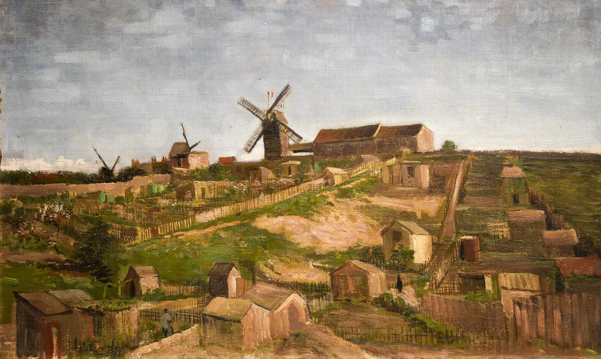The Hill of Montmartre, detail