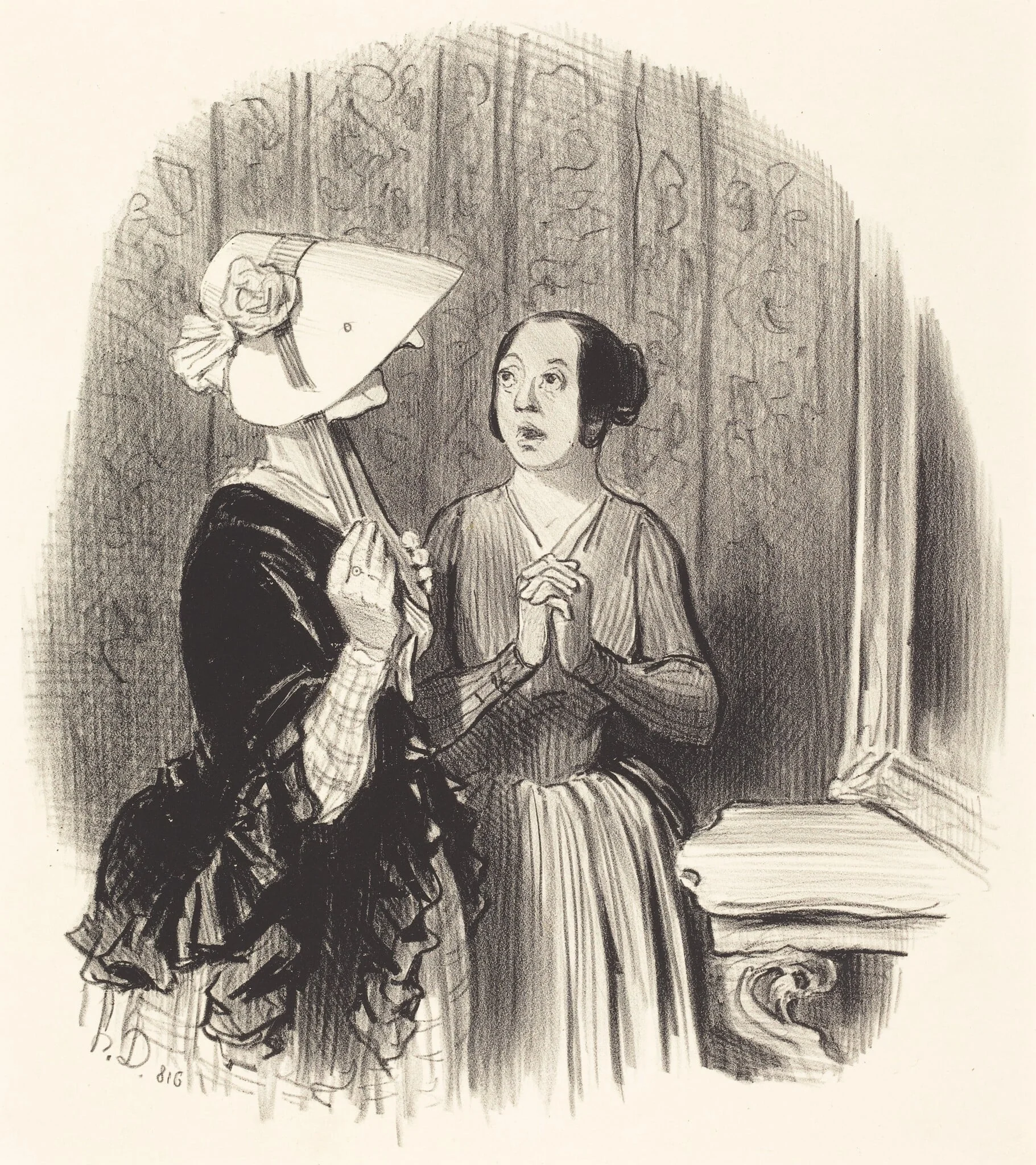 Un Chapeau Pamèla, detail