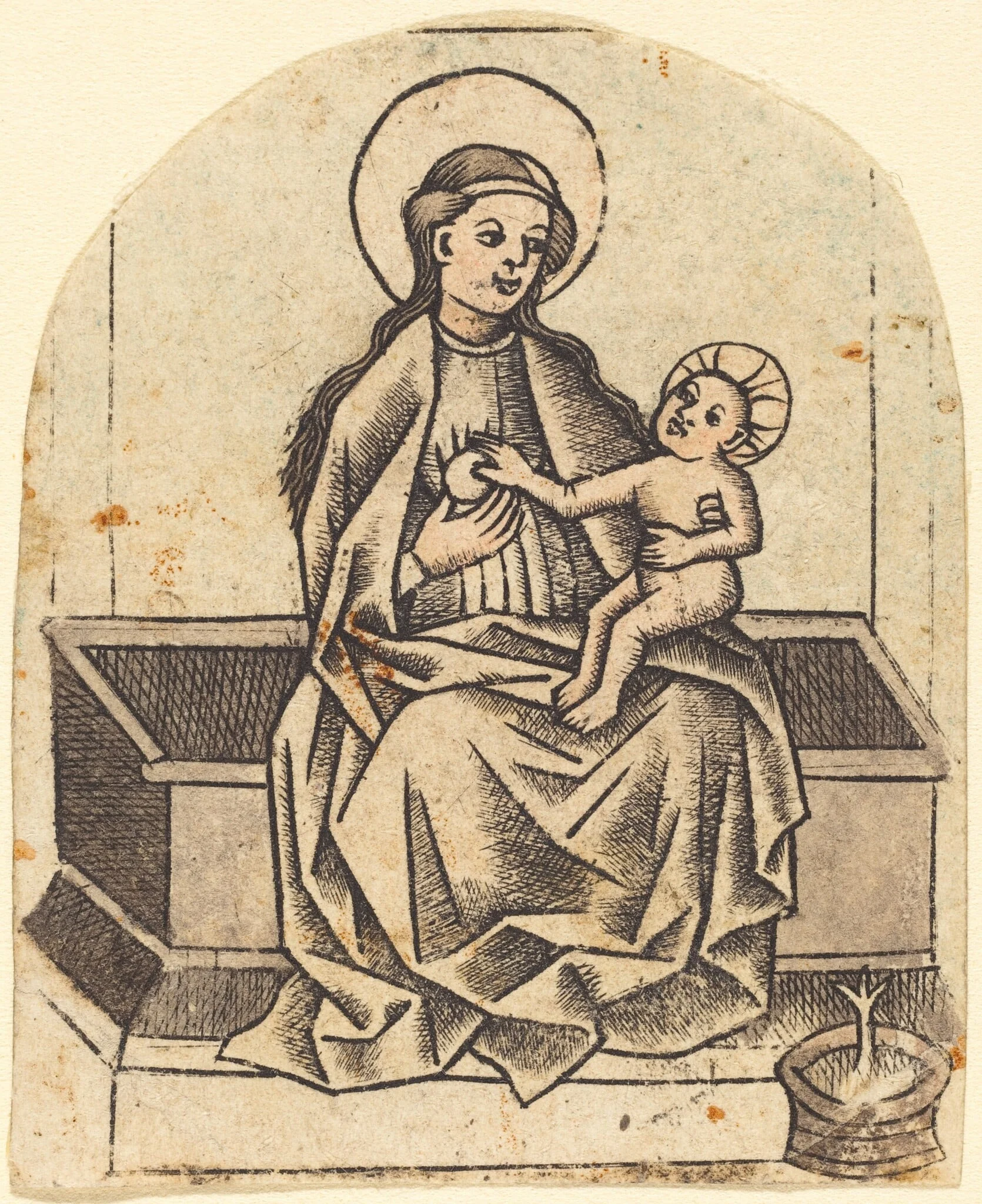 Madonna and Child, detail