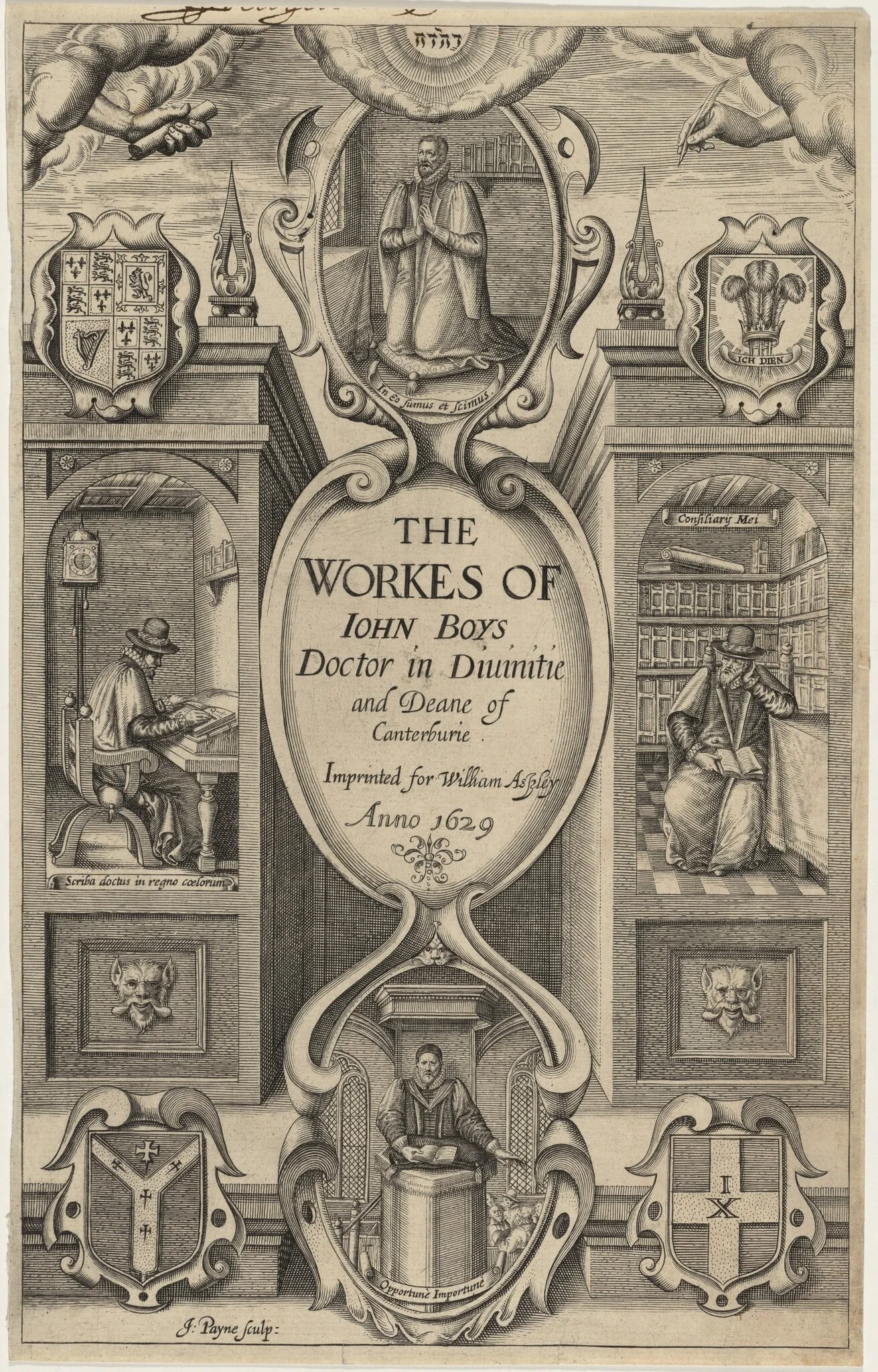Title Page to John Boys' Works, detail