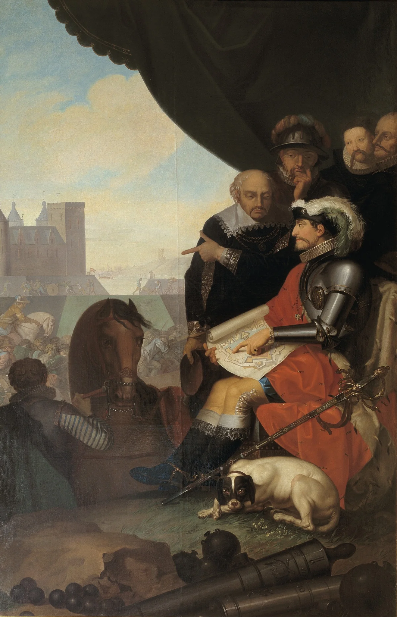 Frederik II Builds Kronborg Castle at Elsinore, detail