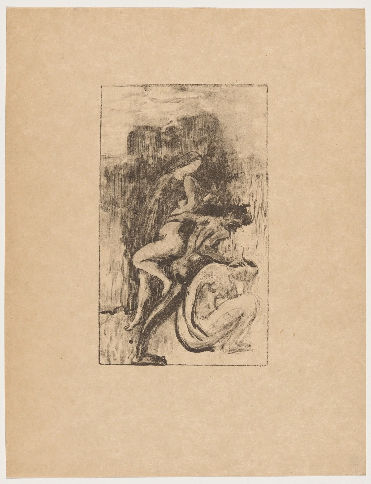 Fin de rêve, detail