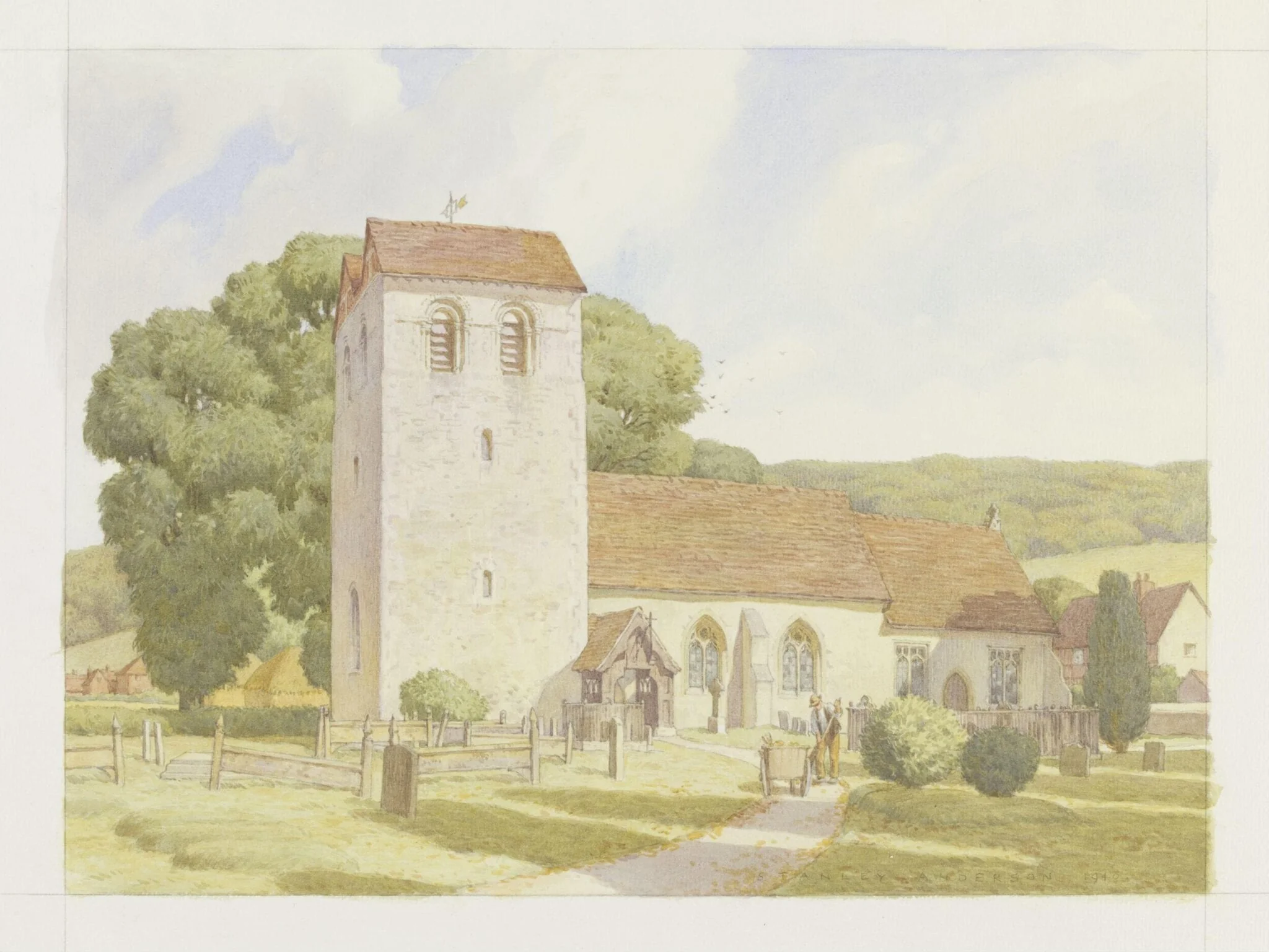 St.Bartholomew's, Fingest, detail