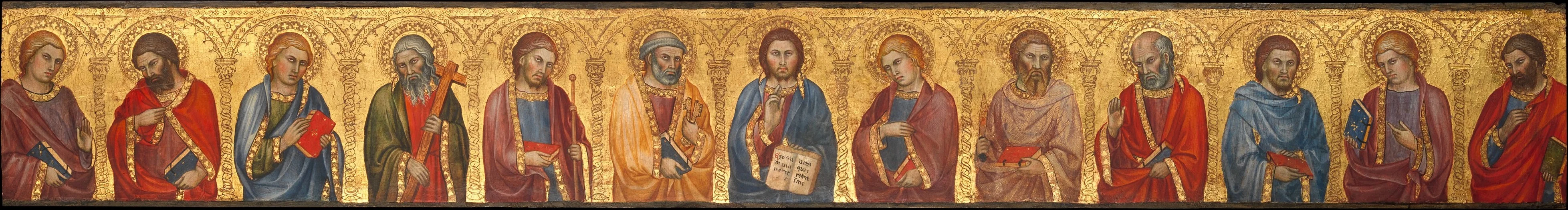 Christ and the Twelve Apostles, detail