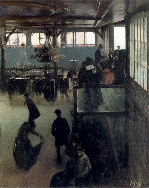 Bal du Moulin de la Galette, detail