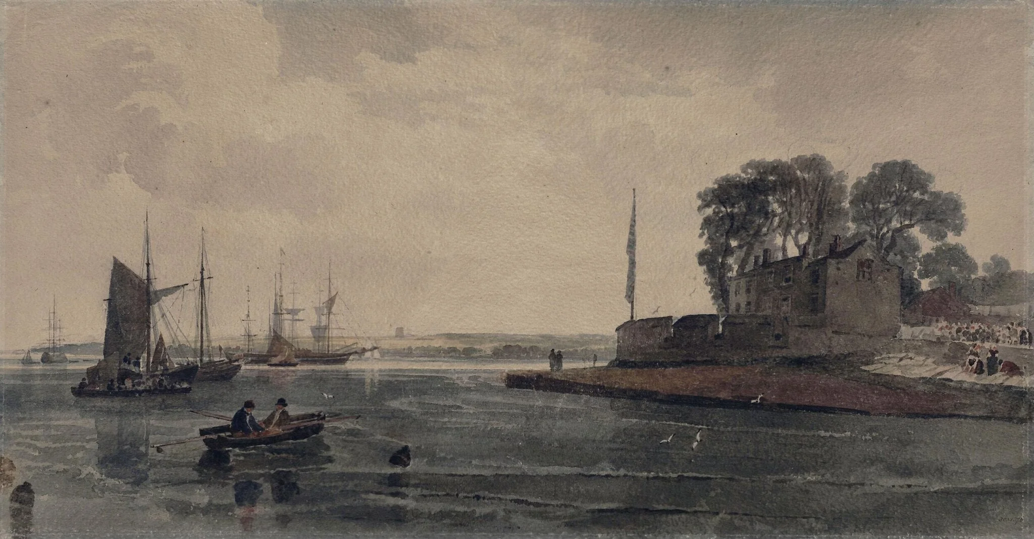 Cowes Castle, detail