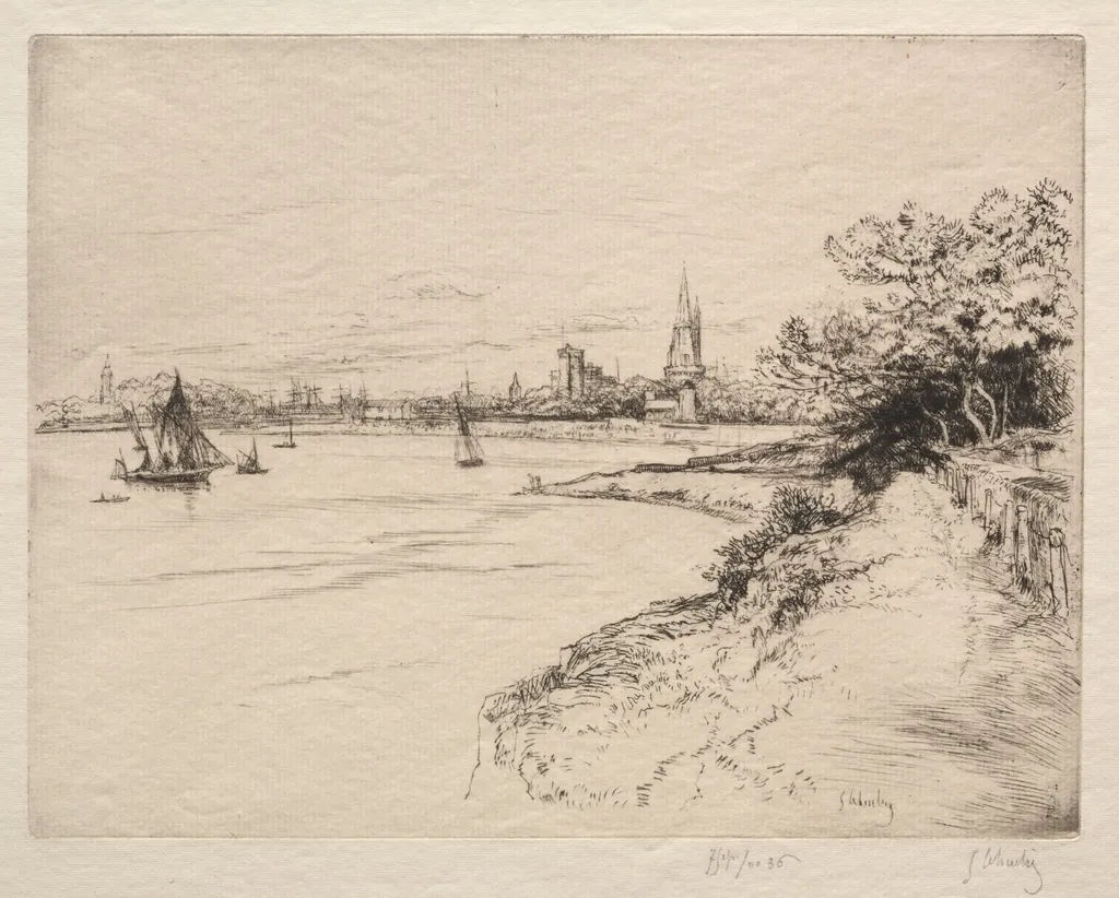 La Falaise d'Orbigny, by Gustave Leheutre, 1922