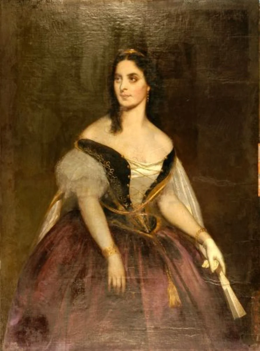 Împărătesa Elisabeta, detail
