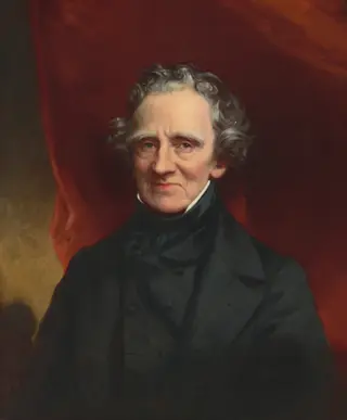 Self-Portrait, by Thomas Sully, oil, 1850