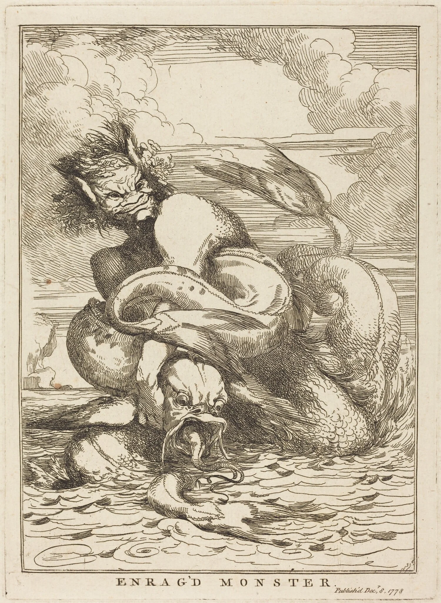 Enrag'd Monster, detail