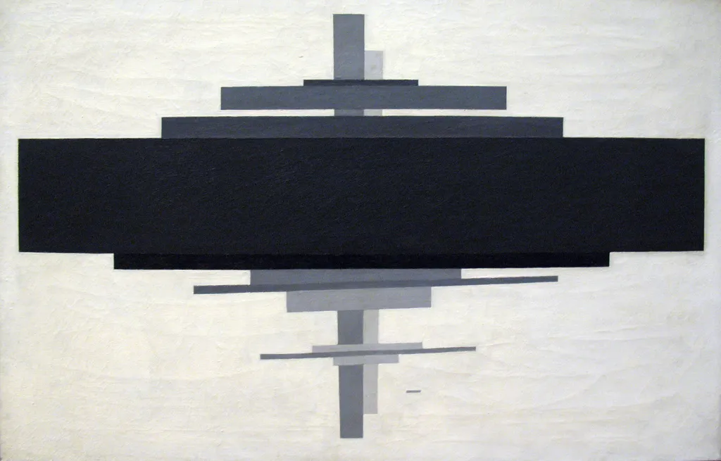 Suprematism, by Ilya Chashnik, oil, 1924