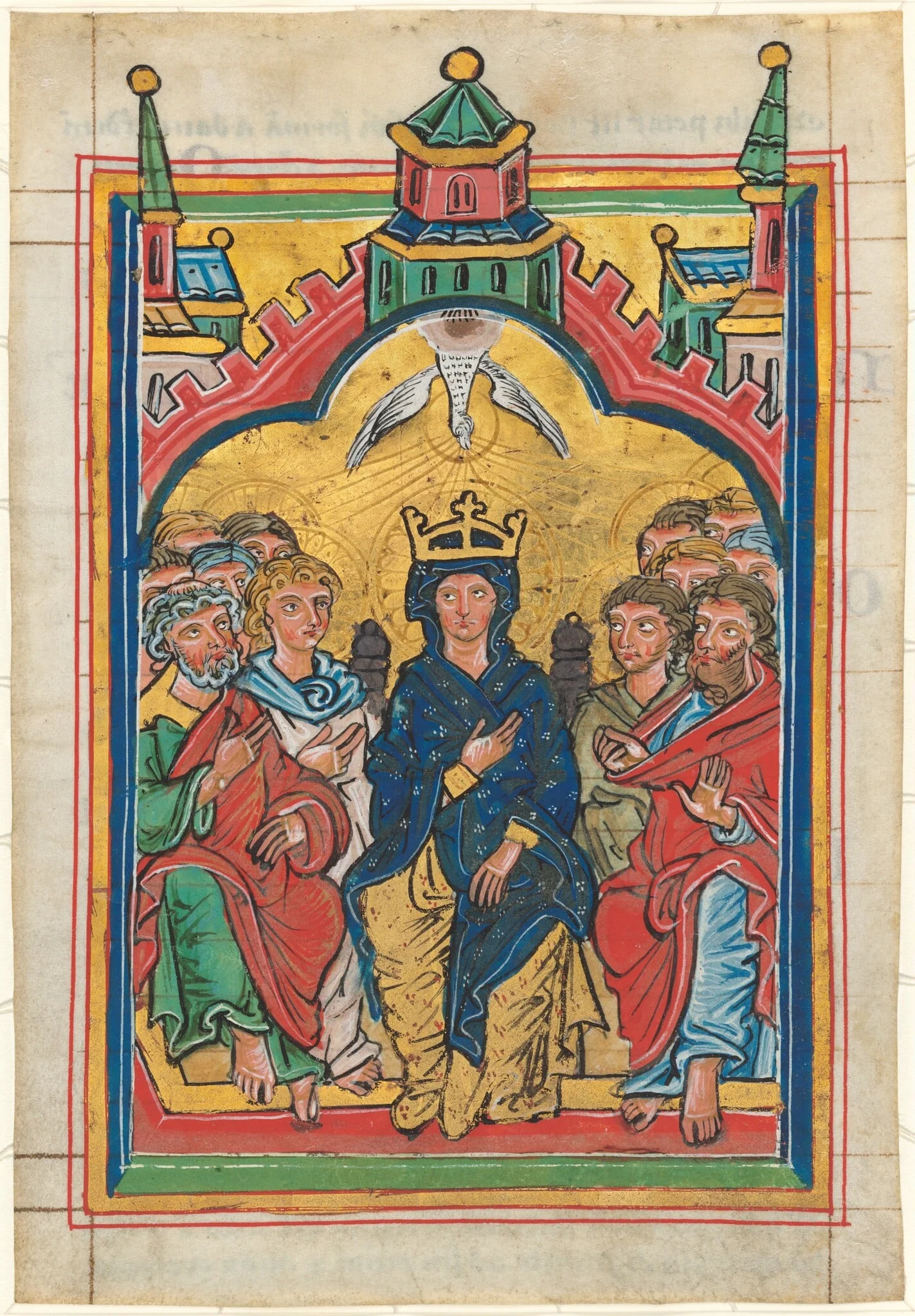Pentecost, detail
