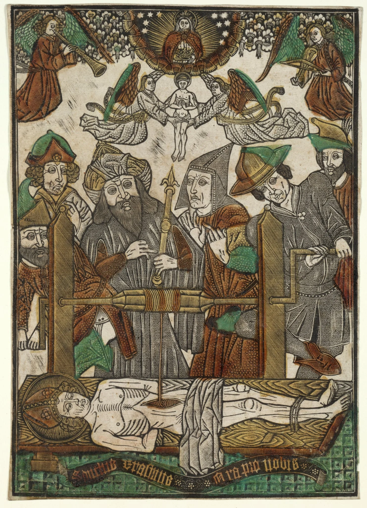 The Martyrdom of St. Erasmus, detail