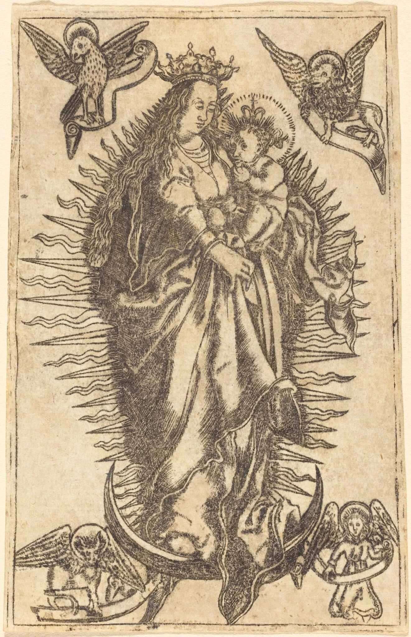 Madonna and Child, detail