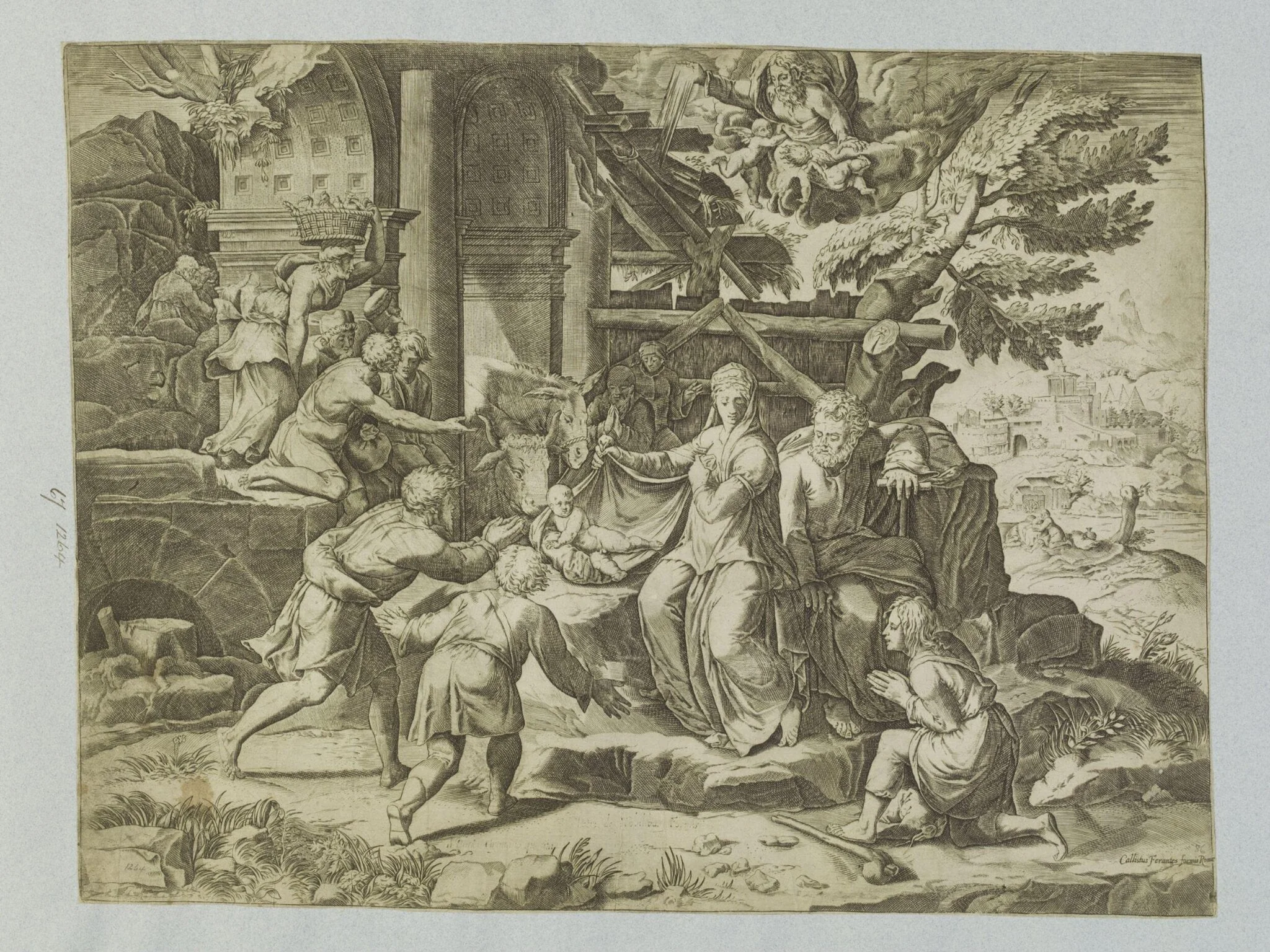 Adoration of the Shepherds, detail