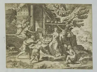 Adoration of the Shepherds, by Gerardo Fontana, 1580