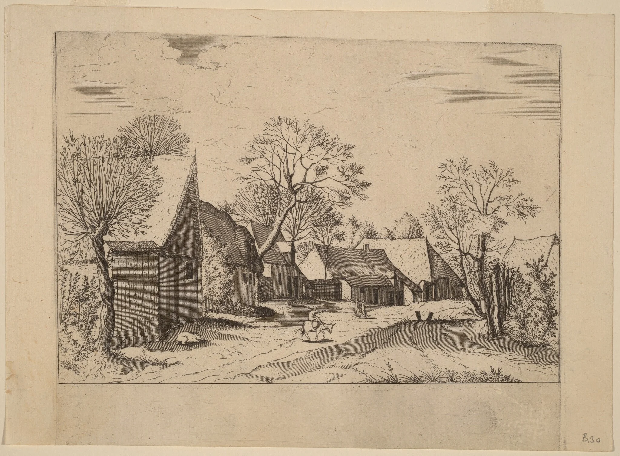 Farms and Shed, detail