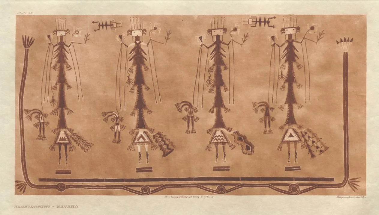 Portfolio I, Plate 39: Alhkidókihi-Navaho, detail