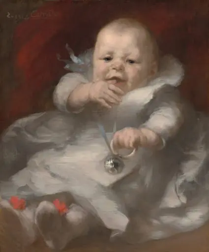 Arsène Carriere, by Eugène Carrière, oil, 1900