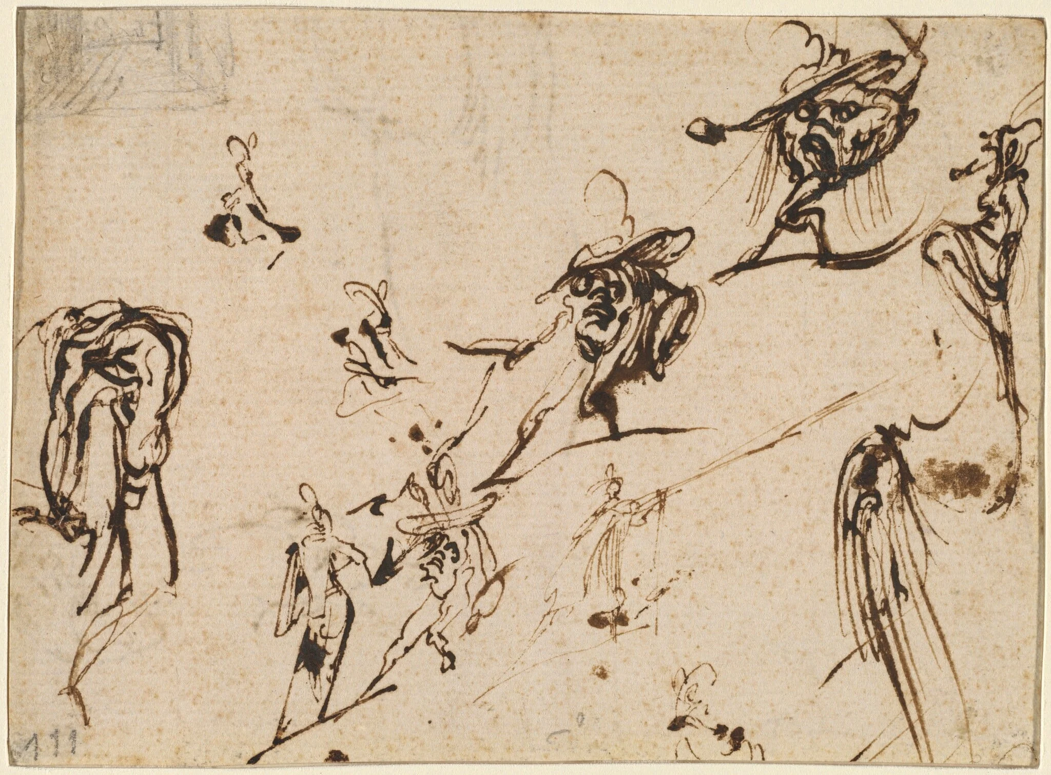 Gobbi and Other Bizarre Figures, detail