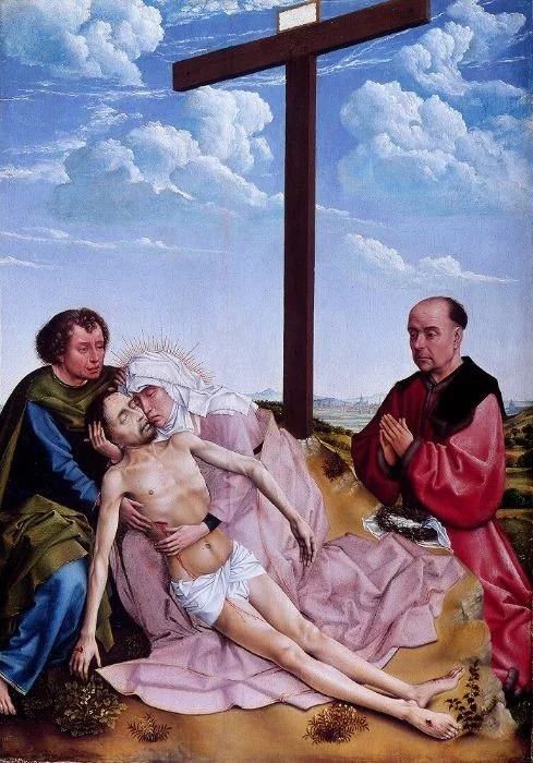 Lamentation of Christ, detail