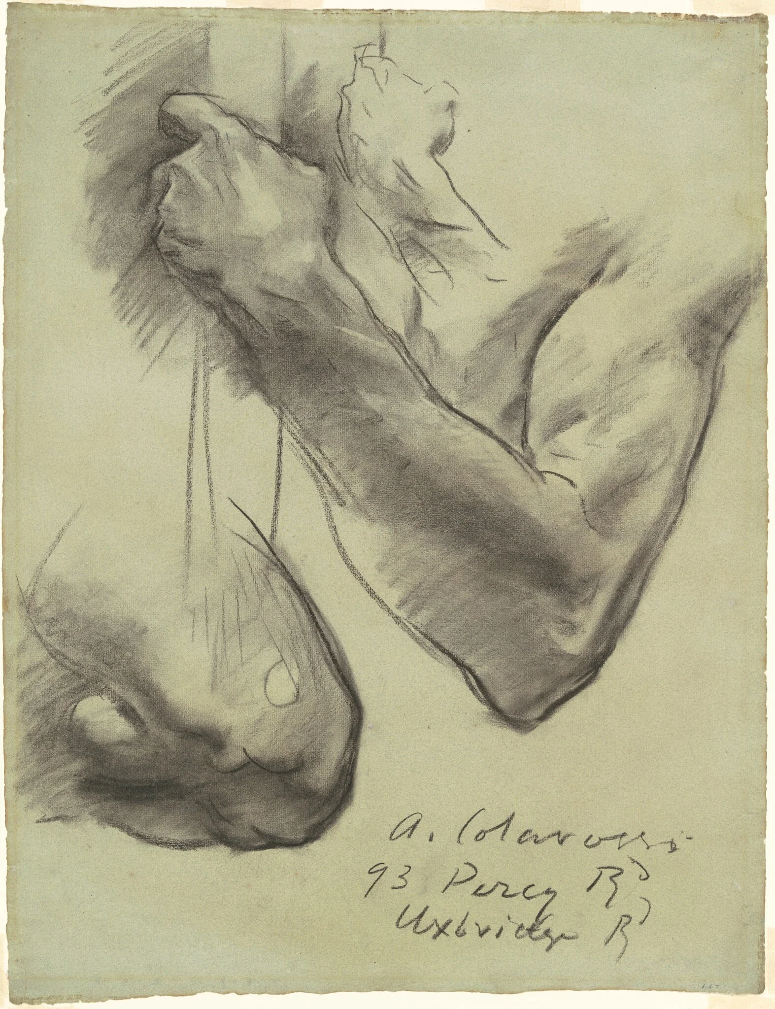 Studies for "Triumph of Religion", detail