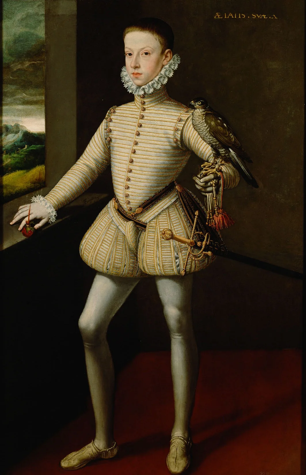 Archduke Wenceslaus of Austria (1561-1578), detail