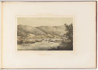 Kanawha Fall, by Edward Beyer, ink, 1857