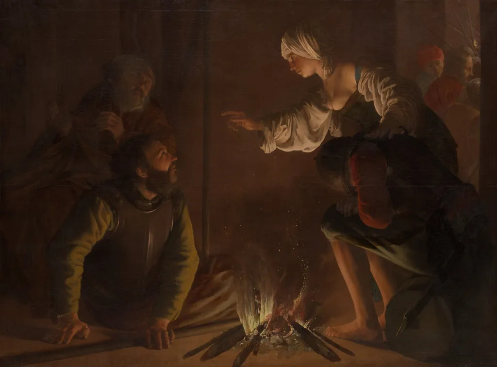 The Denial of Saint Peter, by Hendrick ter Brugghen, oil, 1626