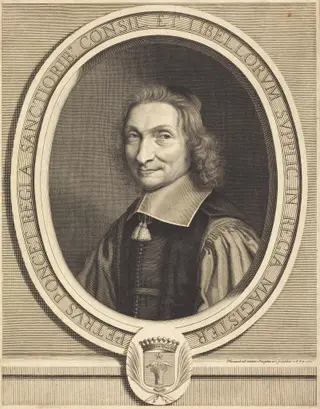 Pierre Poncet, by Robert Nanteuil, ink, 1660