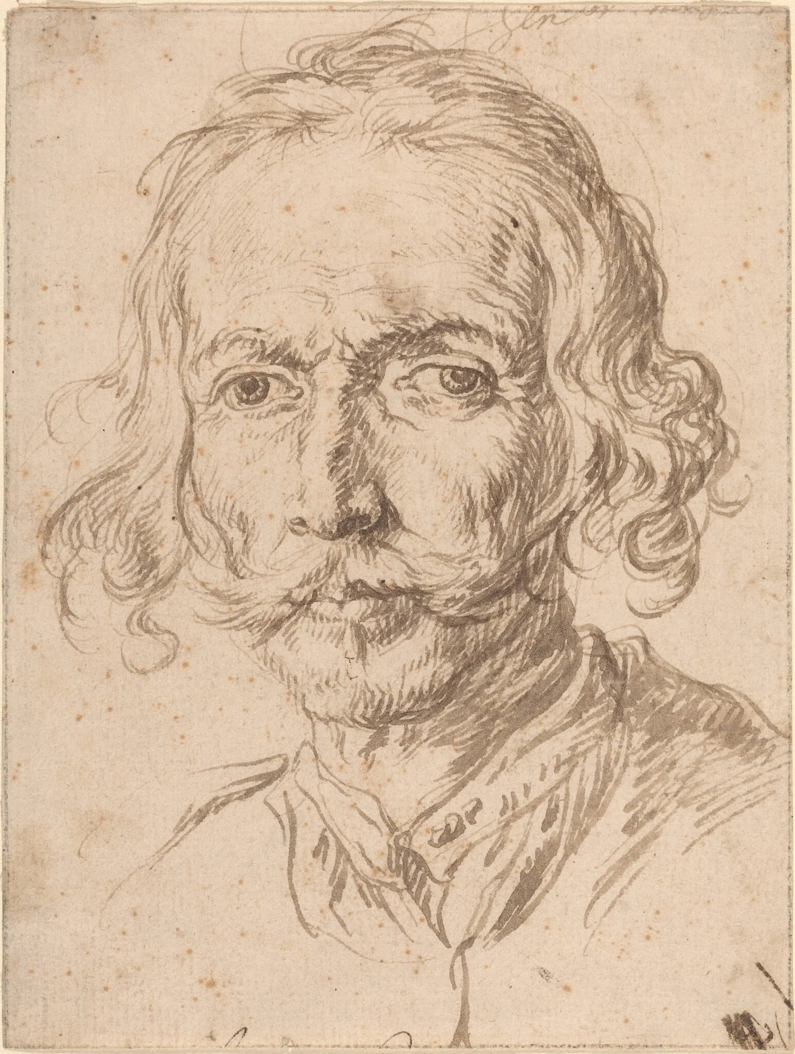 Portrait of a Man, detail