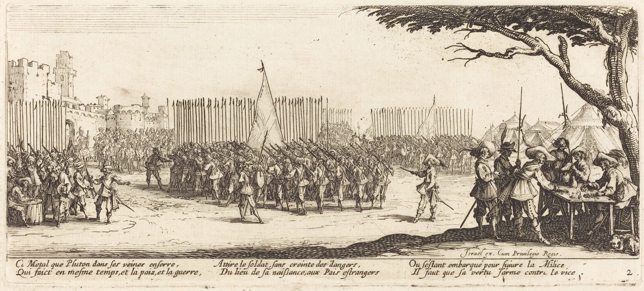 Recruitment of Troops, detail