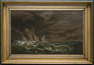 Storm Off the Irish Coast, by Robert Seldon Duncanson, oil, 1870