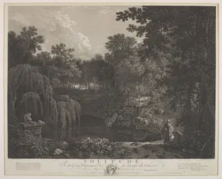 Solitude, by William Woollett, 1772