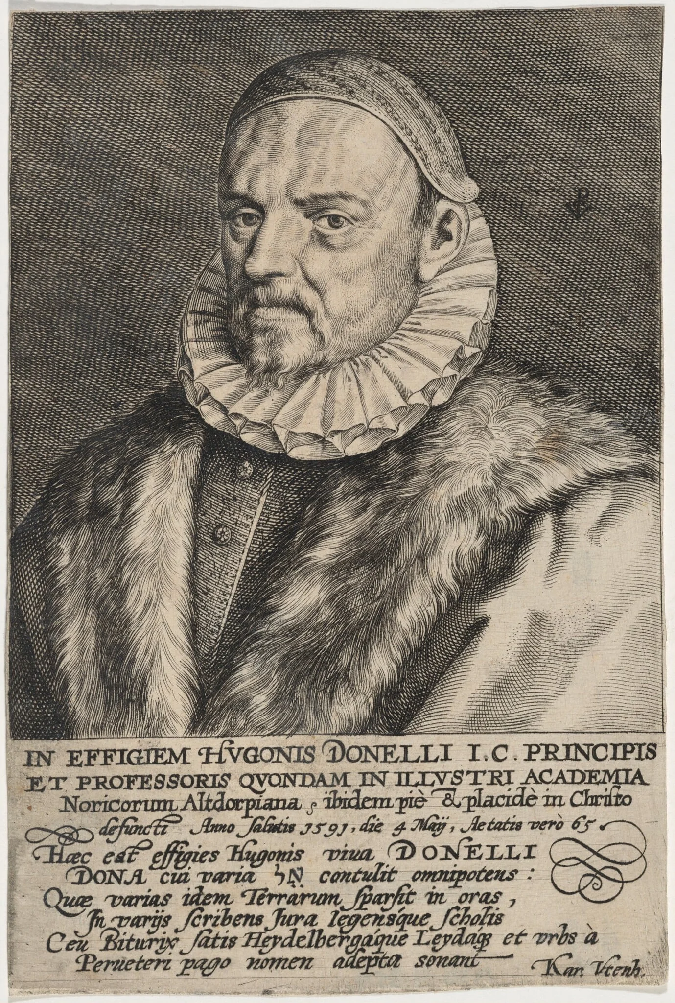 Hugo Donellus, detail