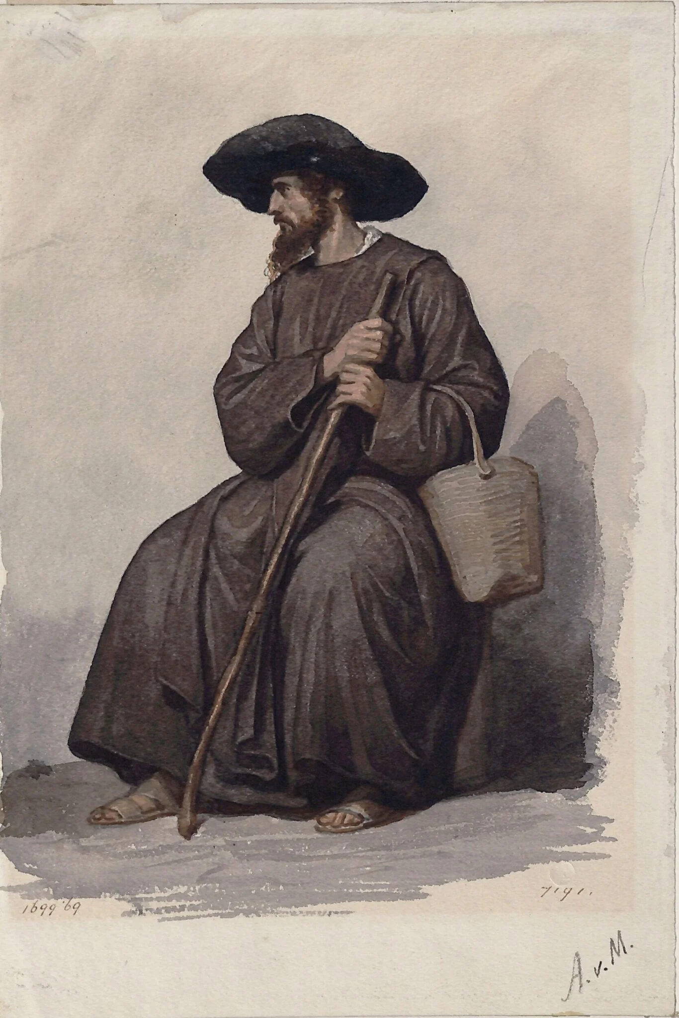 Travelling Friar, detail