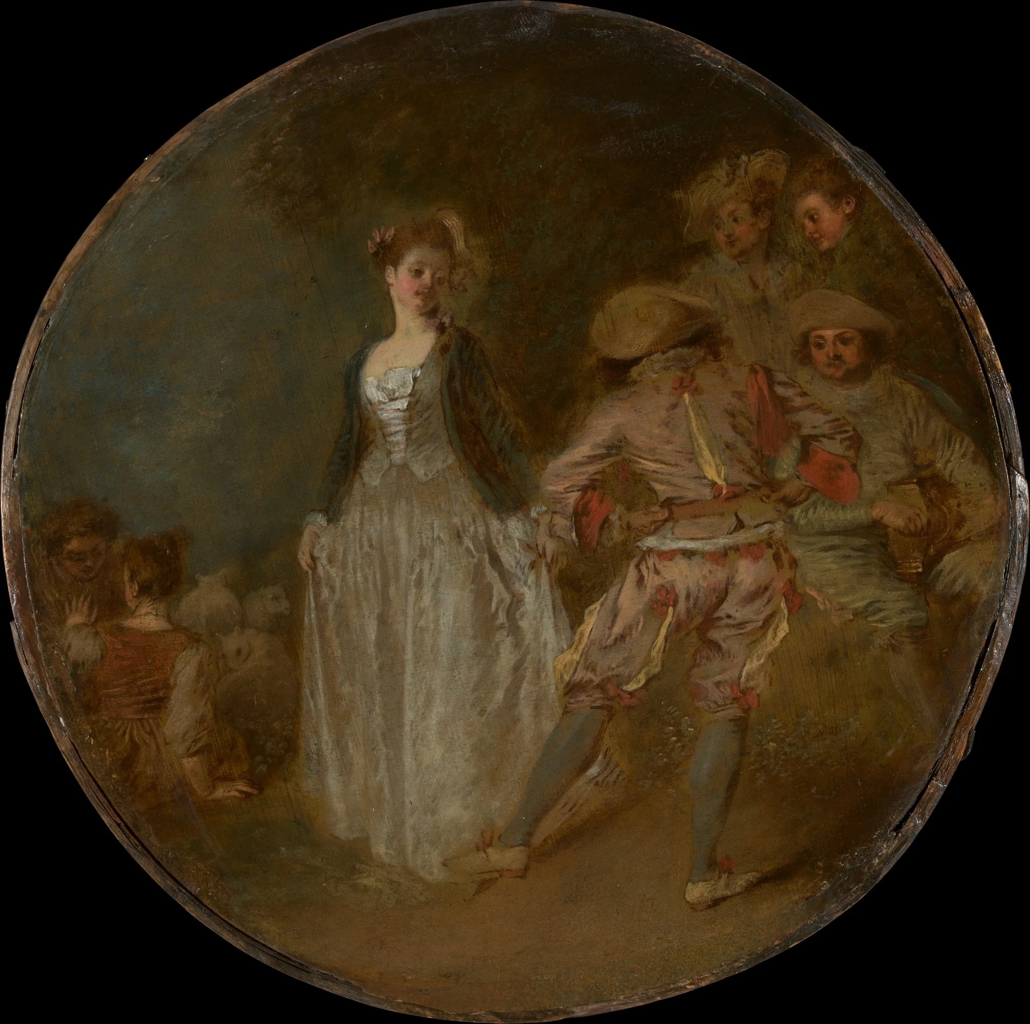The Country Dance, detail