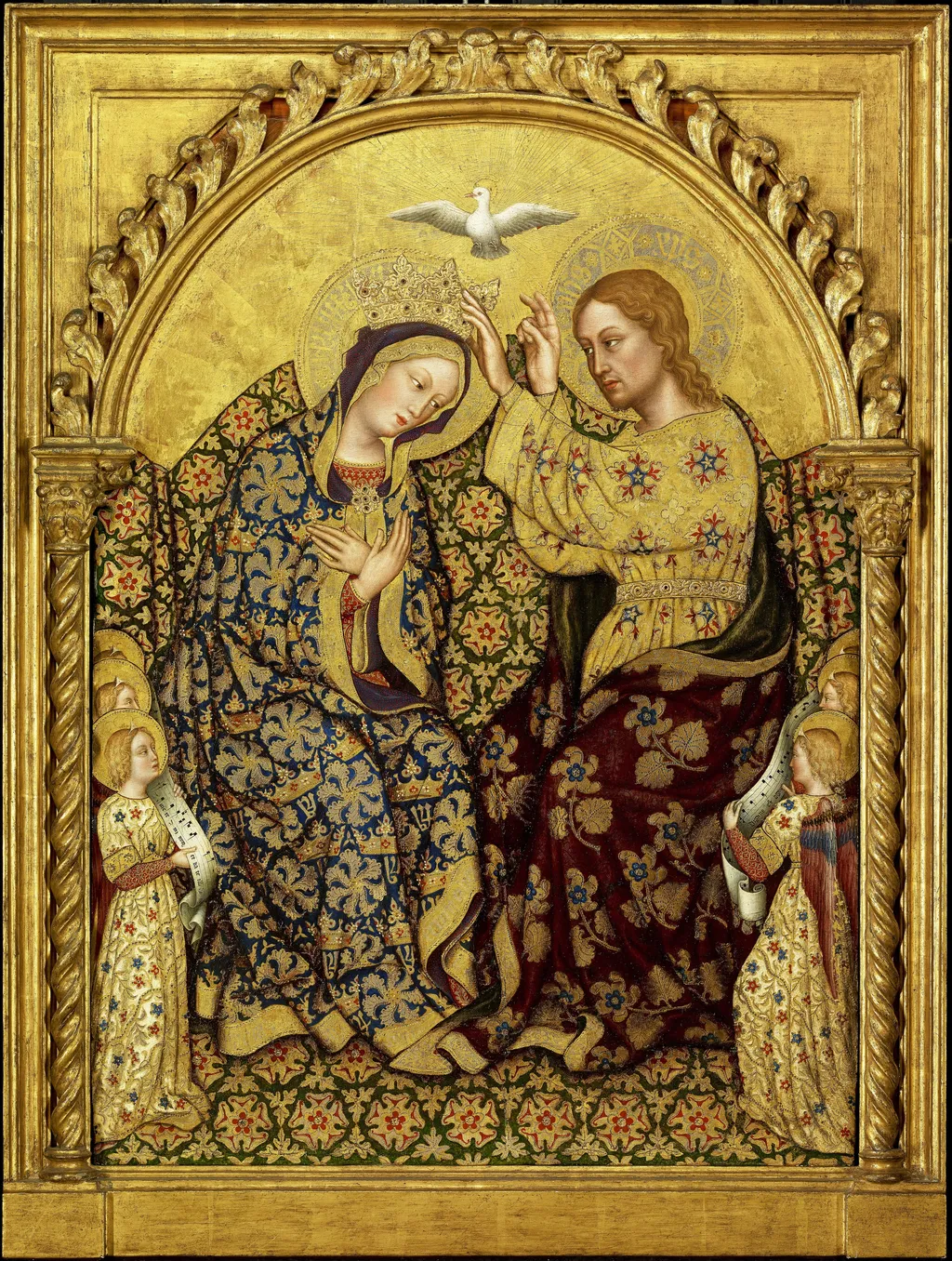 Coronation of the Virgin, by Gentile da Fabriano, tempera, 1420