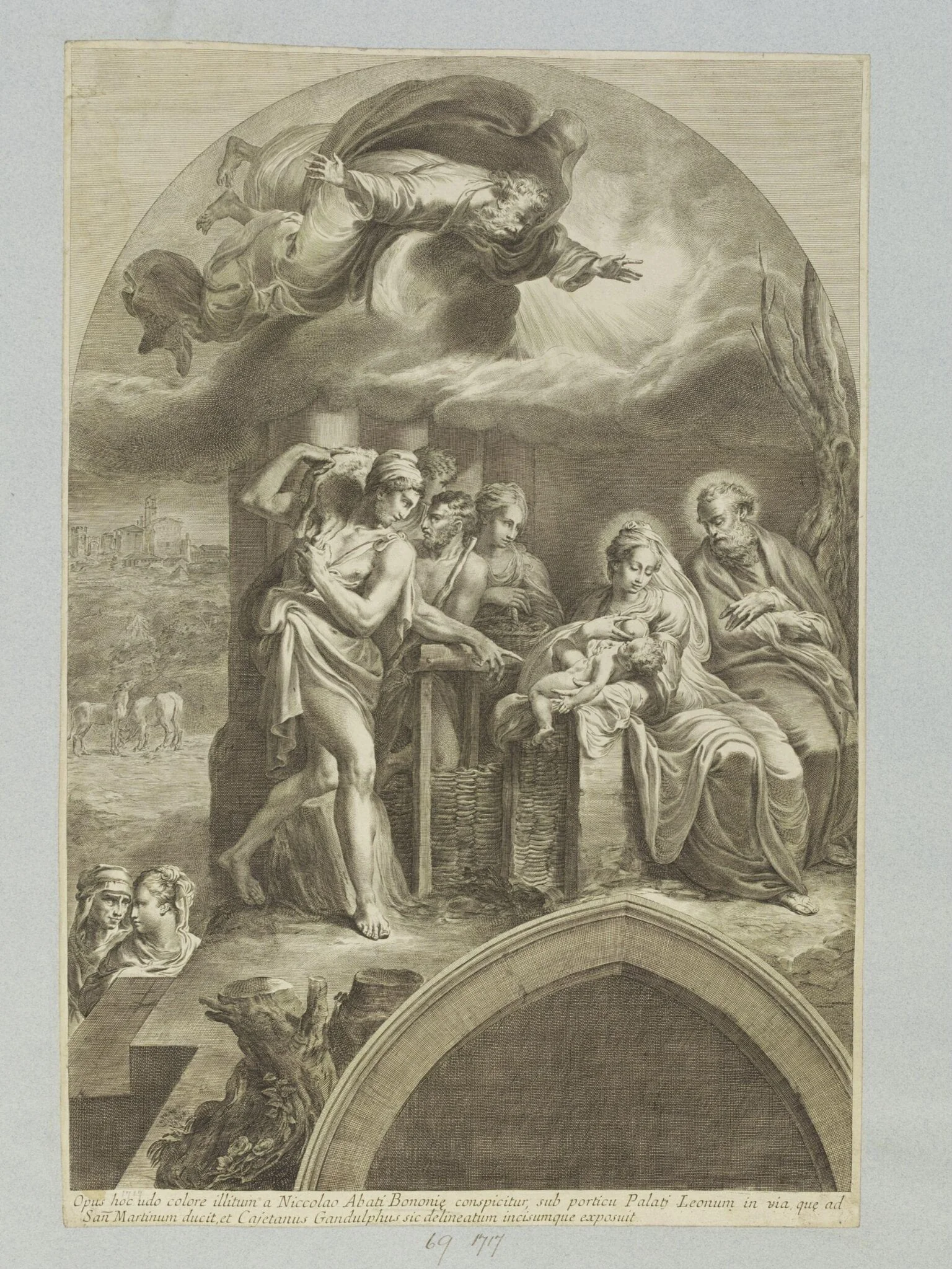 Adoration of the Shepherds, detail